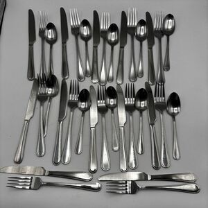 Pfaltzgraff Rope Adventure 34 Piece Flatware Silverware Dinnerware